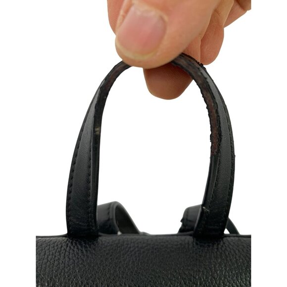 Michael Kors Evie Monogram Canvas & Leather Small Backpack Black/Brown Used - Picture 11 of 16